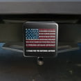 thumbnail image 4 of I Stand USA National Anthem Star-Spangled Banner American Flag Patriotic Tow Trailer Hitch Cover Plug Insert, 4 of 6