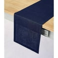 thumbnail image 2 of Solino Chemin de Table Bleu Marine 36 Pouces - 100 % Lin Pur, Idéal pour Coiffeuse et Tables Basses - Fête des Pères, Été - Fête, 2 of 6