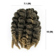 Darling Flexi Rod Curls Crochet Hair 2X Pack, 14 inch, #1/27, Adult, Female