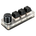 thumbnail image 1 of Red Switch Custom Knob Macro Keyboard Ergonomic USB Mini Keypad for Desktop PC Office Work, 1 of 7