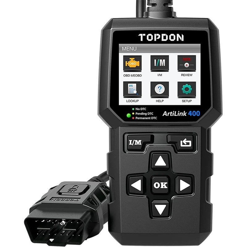 TOPDON AL400 OBD2 Scanner for Car with Check Engine Light, O2 Sensor
