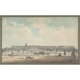 thumbnail image 3 of Louis Nicolas de Lespinasse 18x13 Black Modern Framed Museum Art Print Titled - The Chateau De Versailles Seen from the Gardens (1779), 3 of 5
