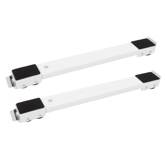 1 par de soportes móviles extensibles Bling Bling para lavadoras frigoríficos y muebles con rodamientos de 150 KG
