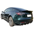 thumbnail image 7 of Compatible With 17-25 Tesla Model 3 Side Skirt 4PC Extension Rocker Panel Matte Black, 7 of 7