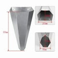 thumbnail image 3 of Steel Poultry Restraining Funnel Accommodates Medium Size Poultry Chickens Broilers Roasters Turkeys Up To Eight Pounds Flat-Back Design Easy To Clean, 3 of 5