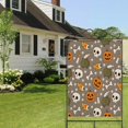 thumbnail image 4 of Halloween Skulls Pumpkins and Cauldrons Fall Garden Flags 28"x40" Double Side,Small Yard Flags for Outside,Outdoor Fall Decor,Autumn Funny Garden Flag Yard Decoration, 4 of 5