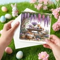 thumbnail image 4 of FLOPESN 6Pcs DIY Easter DIY Diamond Art Greeting Cards, 11.81X5.91in, Folding Blessing Card Set Gift with white envelope, 4 of 8