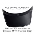 thumbnail image 5 of ZPAQI Motorcycle Helmet Bubble Visor 3-Snap Design Open Face Helmet Visor, 5 of 9