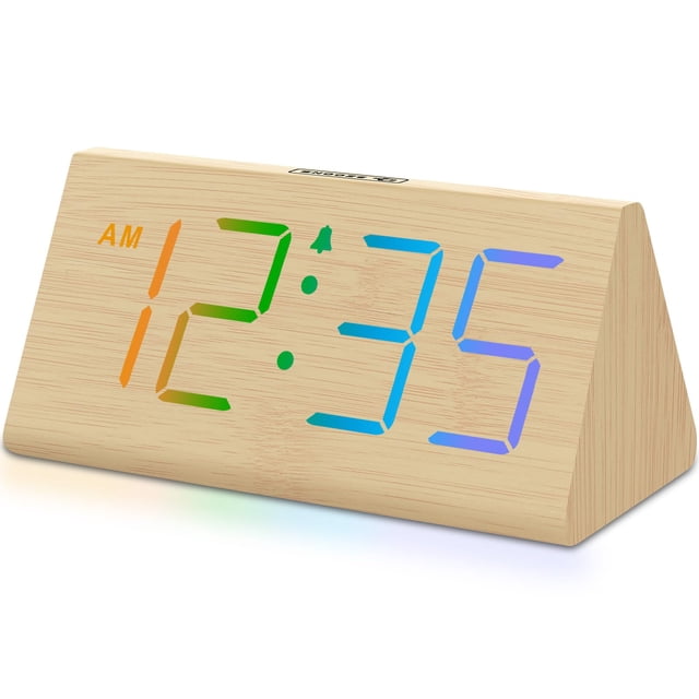 Despertador DreamSky Wooden Digital con puerto USB y despertador