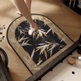 thumbnail image 6 of Matoen Modern Arch Top Entryway Rug with Bamboo Pattern - Soft Door Mat for Home Decor, Anti-Slip Floor Mat for Indoor Use, Easy to Clean, Durable Design, 16"x24", 6 of 6