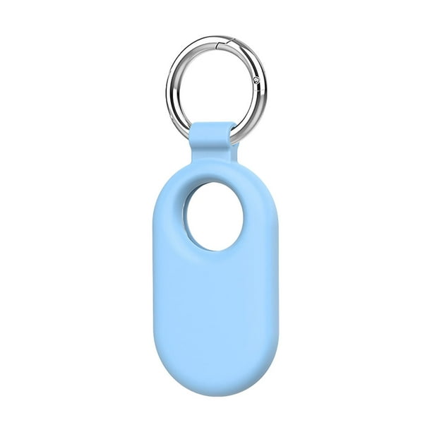 Inteprter Funda de silicona a prueba de golpes de gel de silicona para Smart Tag, amplia gama de aplicaciones, textura suave Electrónica verde azulado