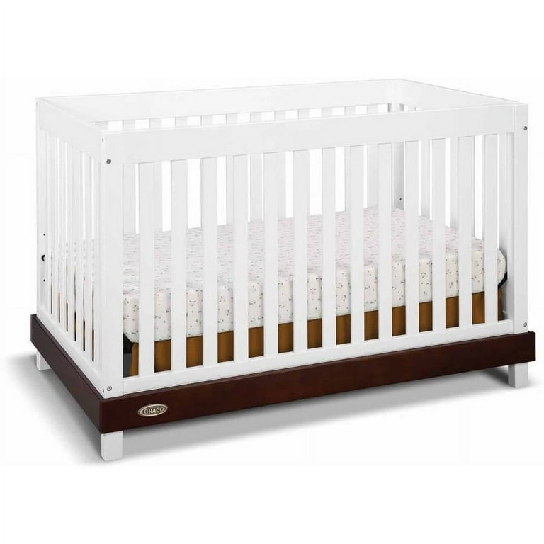 Graco Maddox 4 in 1 Convertible Crib White Espresso