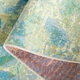 thumbnail image 6 of SAFAVIEH Barbados Gresham Botanical Indoor/Outdoor Runner Rug, Blue/Ivory, 2'8" x 10'5", 6 of 10