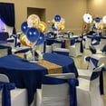 thumbnail image 5 of 4 Set Blue Gold Balloon Stand Kit for Birthday, Graduation, New Year Party Decor, 5 of 6