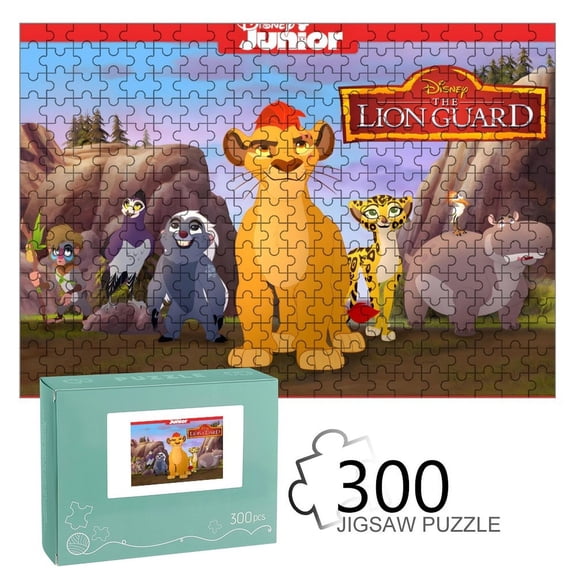 Lion Guard-themed Wooden jigsaw Puzzle for home Decoration or gift for fans friend,family.300pc