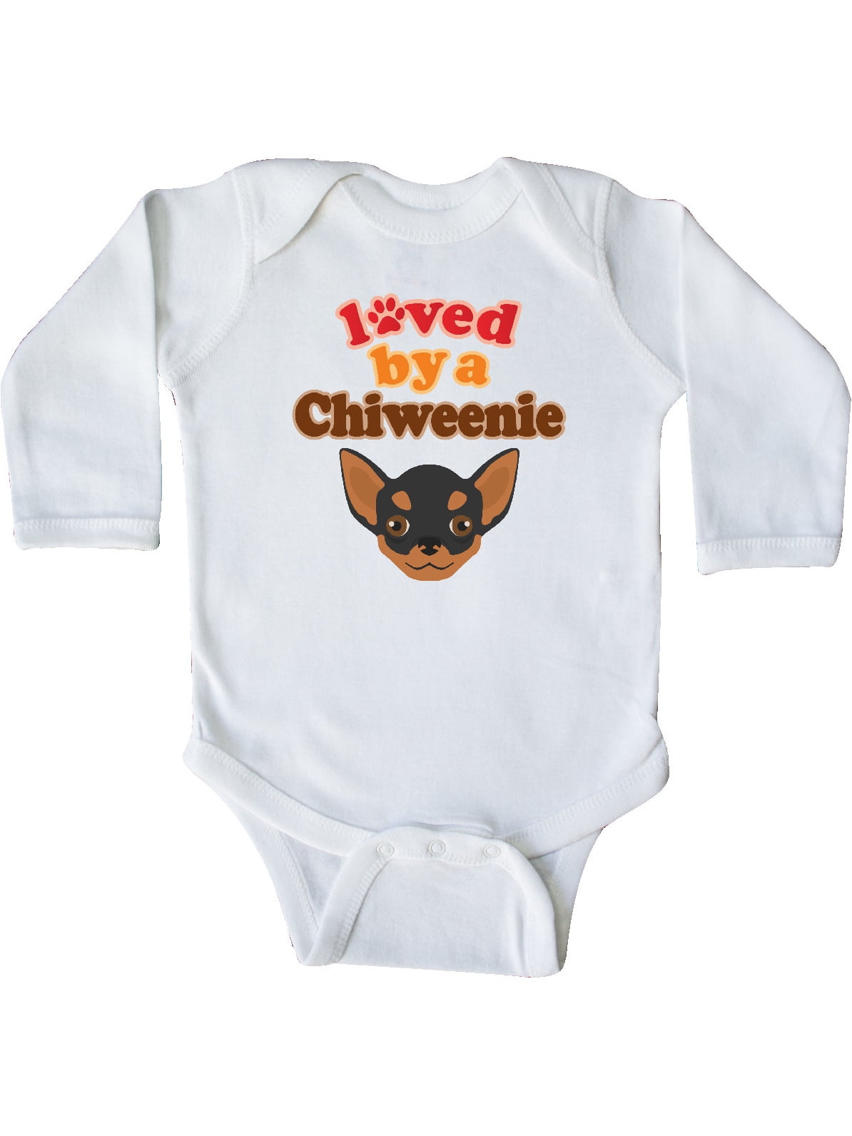 inktastic Chiweenie Dog Gift Long Sleeve Creeper