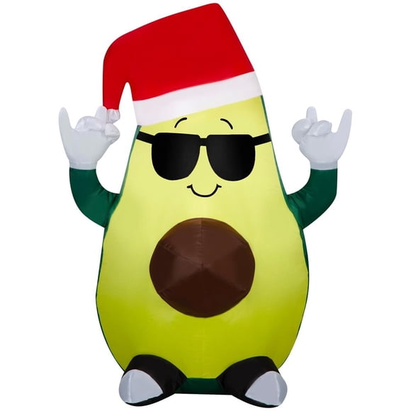 Inflable Navideño Holiday Time Aguacate 107 cm de Altura