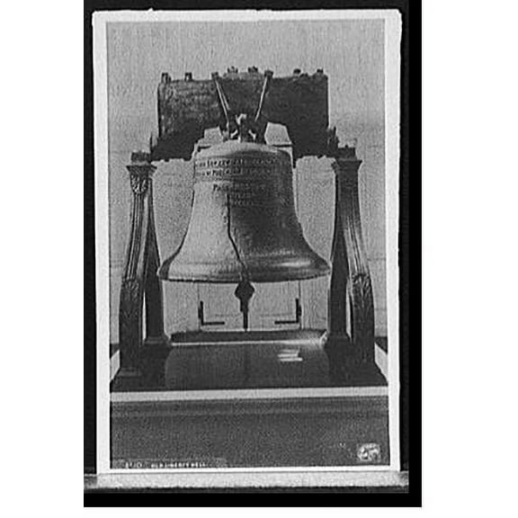Historic Print, Old Liberty Bell, [Independence Hall, Philadelphia], 16" x 20"