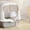Gray, variant on Nebwoak Fully Enclosed Cat Litter Box - Odor-Proof, Splash-Proof, Extra Large Paper Litter Box (50x35x33cm) with Observation Window, Non-Slip Base, Easy to Clean, Green