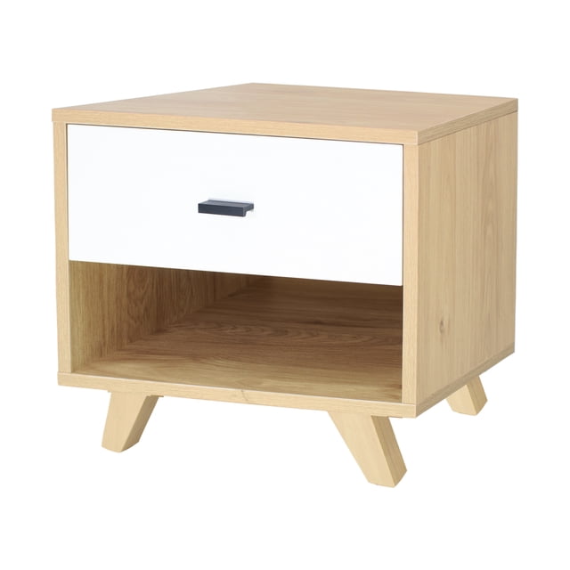 Buró Mesa Lateral Mundo In Cajonera 50x40 cm Minimalista