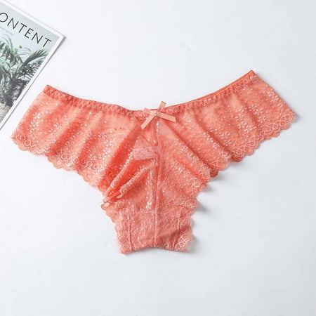 Seductive Lace Thong Panties for Women - Soft  Breathable Everyday Underwear with Sexy Four-Season Design