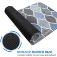thumbnail image 6 of Long Mouse Pads for Desk,Blue Geometric Quatrefoil Pattern Desk Mats on Top Of Desks, Desk Mouse Pad Extra Large with 3mm Non-Slip Base and Stitched Edge for Gaming,Office,Work,Home 47.3"x23.6", 6 of 6
