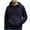 Navy, variant on Fleece Hoodies Men Microfleece Hooded Sweatshirts Fall Winter Solid Color Hoodies Long Sleeve Tops Casual Pullover with Pockets Sweaters Plain Hoody Outwears for Sports Running