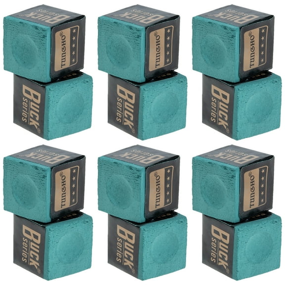 12 Pcs Green Pool Chalk Liner Billiard Accessories Cue Supplies