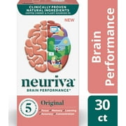 6 Pack Neuriva Orgiinal Brain Performance Support Supplement 30 Capsules