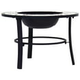 thumbnail image 4 of vidaXL Mosaic Fire Pit Green 26.8" Ceramic, 4 of 8