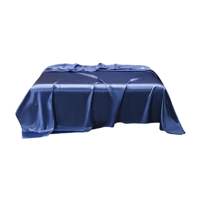 Solid Color Easy to Wash Bed Sheets, Luxurious Silk Bedding