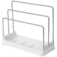 thumbnail image 1 of Cutting Boards Holder, Organizer Pantry Rack Bakeware Holder Chopping Board Organizer Kitchen Countertop Storage White, 1 of 8