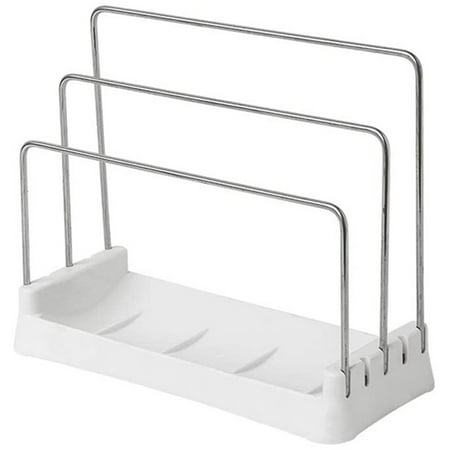 

Cutting Boards Holder Organizer Pantry Rack Bakeware Holder Chopping Board Organizer Kitchen Countertop Storage White