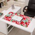 thumbnail image 3 of Long Mouse Pads for Desk,Pioneer Flower Floral Print Pattern Desk Mats on Top Of Desks, Desk Mouse Pad Extra Large with 3mm Non-Slip Base and Stitched Edge for Gaming,Office,Work,Home 31.5"x15.7", 3 of 6