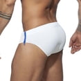 thumbnail image 4 of Bovxnpu Men's Swim Briefs Mens Solid Quickly Dry Zipper Drawstring Low Waist Men's Swimwear (Men's or Men's Big & Tall), 4 of 4