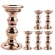 thumbnail image 1 of 6x Candelabros con Pilar de Metal, Centros de Mesa para Bodas, Candelabros Soporte de Velas, Dorado, 1 of 5