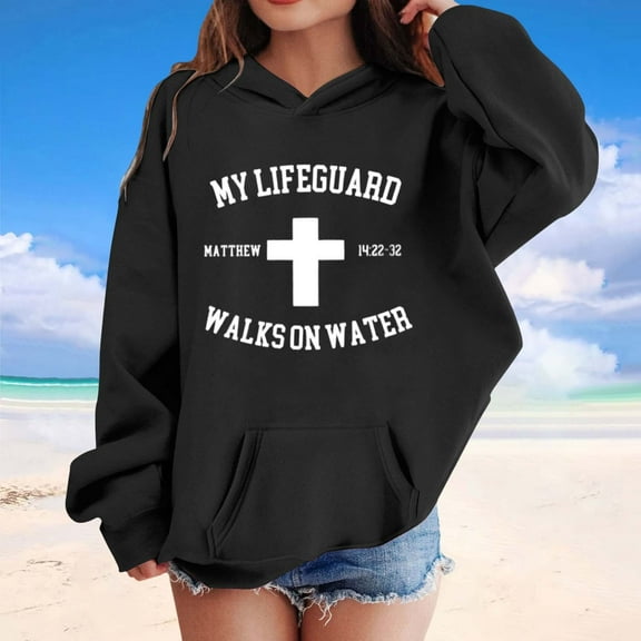 Tfken Toddler Children Girls Sweatshirt Long Sleeve Cross Print Tops Daily Wear Breathable Hoodies Size 2-3 Years Black