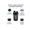 thumbnail image 2 of Xtellar negro Proteina Vaso Mezclador Proteina Para Proteina Gym, 2 of 4