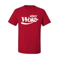 thumbnail image 2 of Wild Bobby Stay Woke, Classic Iconic Soda Logo Parody Men Tee, 2 of 5