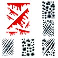 thumbnail image 4 of NIBOLOG Bullet Hole Print Car Styling Reflective Body Window Decal, 4 of 7