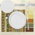 thumbnail image 3 of Ambesonne Zambia Place Mats Set of 4, Vintage Mixed African, Standard Size, Multicolor, 3 of 6
