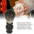 thumbnail image 3 of Lathering Brush, Easy To Grip Long Lasting Quick Drying Beard Soap Brush Create Rich Lather  for Barber Shop, 3 of 7
