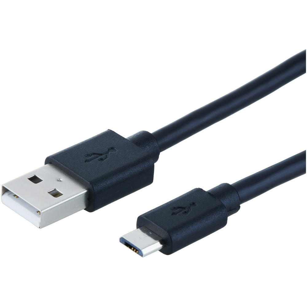 ONN 10 ft. PS4 Controller Cable, Black for Dualshock 4 Controllers