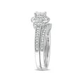 thumbnail image 3 of Everly Women's Diamond Diamond 10k White Gold Bridal Set, 3 of 7