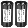 thumbnail image 1 of Uxcell 161-193uF/Mfd 250VAC 50/60Hz Motor Start Capacitor CD60 Run Capacitor 2 Pack, 1 of 5