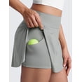 thumbnail image 4 of CRZ YOGA High Waisted Side Slit Tennis Skirts for Women A Line Running Athletic Skort with Inner Pockets, 4 of 4
