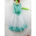 thumbnail image 3 of TiaoBug Little Girls Flower Bridesmaid Tulle Wedding Bridesmaid Knee-length Gown, 3 of 7