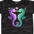 thumbnail image 4 of Inktastic Seahorses Kissing with Hearts Boys or Girls Baby Bodysuit, 4 of 5