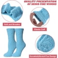 thumbnail image 6 of FANGQIULI Womens Fuzzy Socks Cozy Fluffy Winter Warm Slipper Socks Microfiber Soft Home Sleeping Socks, 6 of 6