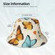 thumbnail image 3 of Balery Butterflies Sombreros para el sol para hombre y mujer, sombrero de pescador con UPF 50+, 3 of 6